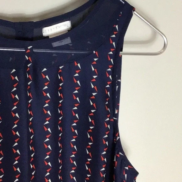 Cooperative > Navy Sleeveless Dress Medium - Picture 4 of 8